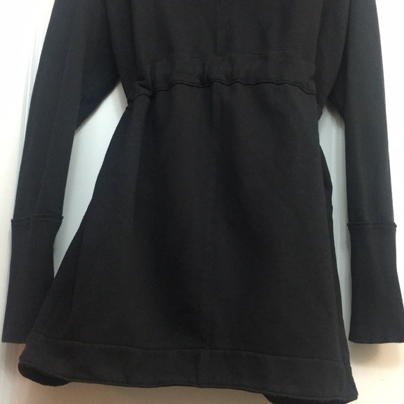 NWOT Free People | Black Velvet Detail Coat - Picture 9 of 11